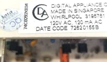 OEM Replacement for Whirlpool Range Control 3196761