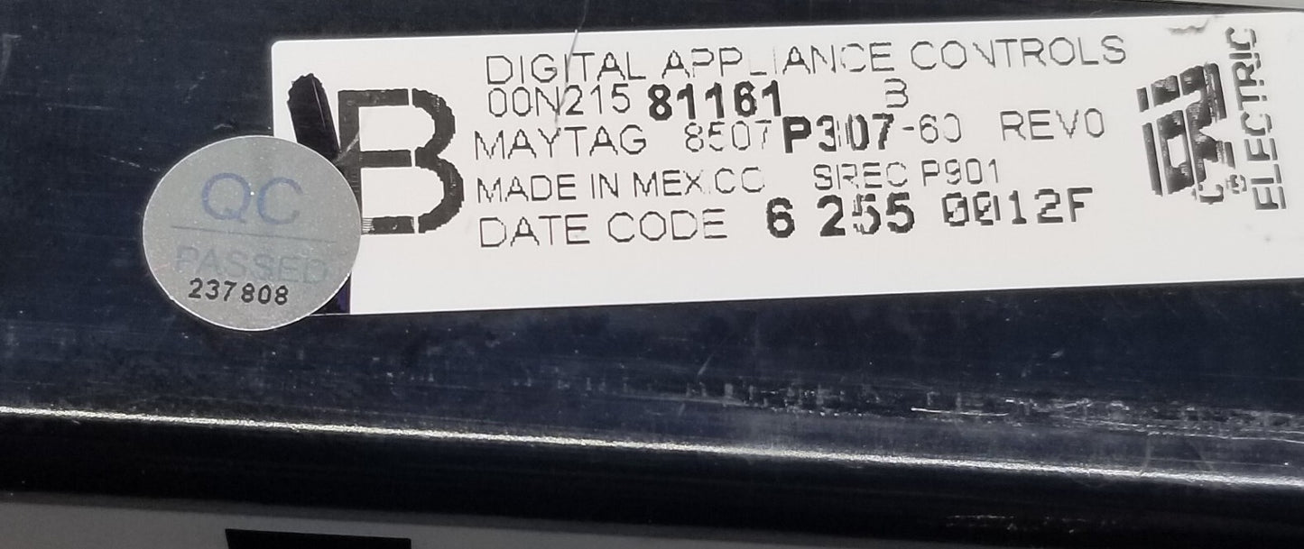 OEM Replacement for Whirlpool Range Control 8507P307-60