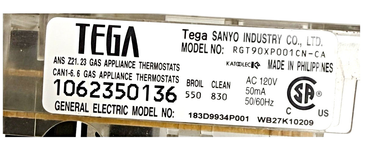 OEM Replacement for GE Oven Control Board 183D9934P001