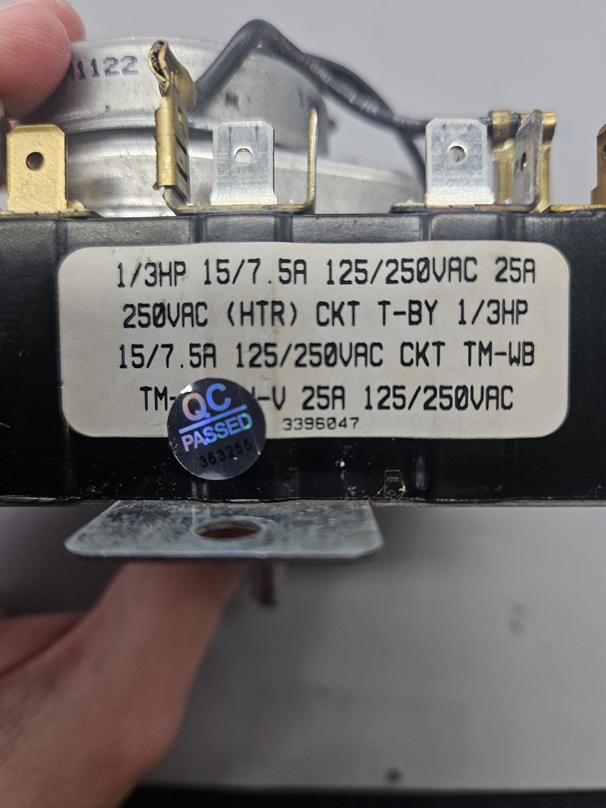 OEM Replacement for Whirlpool Dryer Timer 3396047