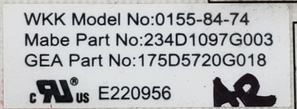 OEM Replacement for GE Dryer Control  234D1097G003     ~ ~
