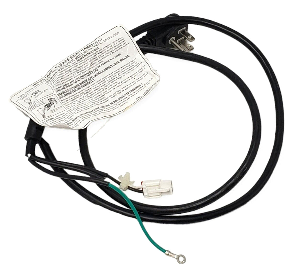 Genuine OEM Replacement for LG Range Power Cord EAD60700408