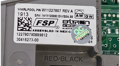OEM Replacement for Whirlpool Control W11227807