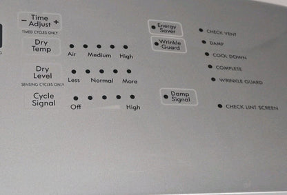 OEM Replacement for Kenmore Dryer Control Panel W10793506
