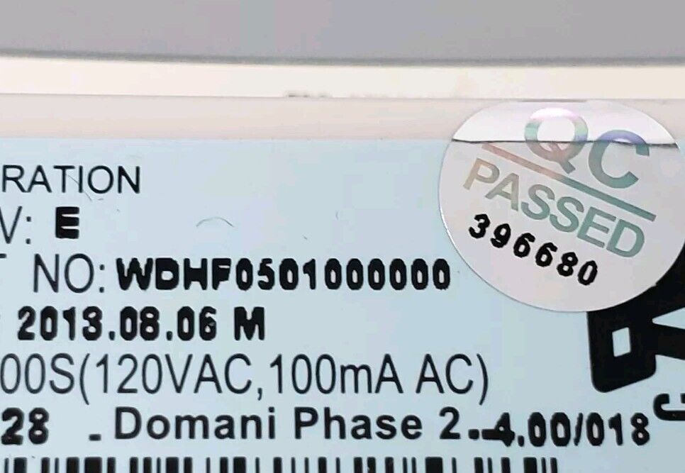 OEM Replacement for GE Washer Control WDHF0501000000