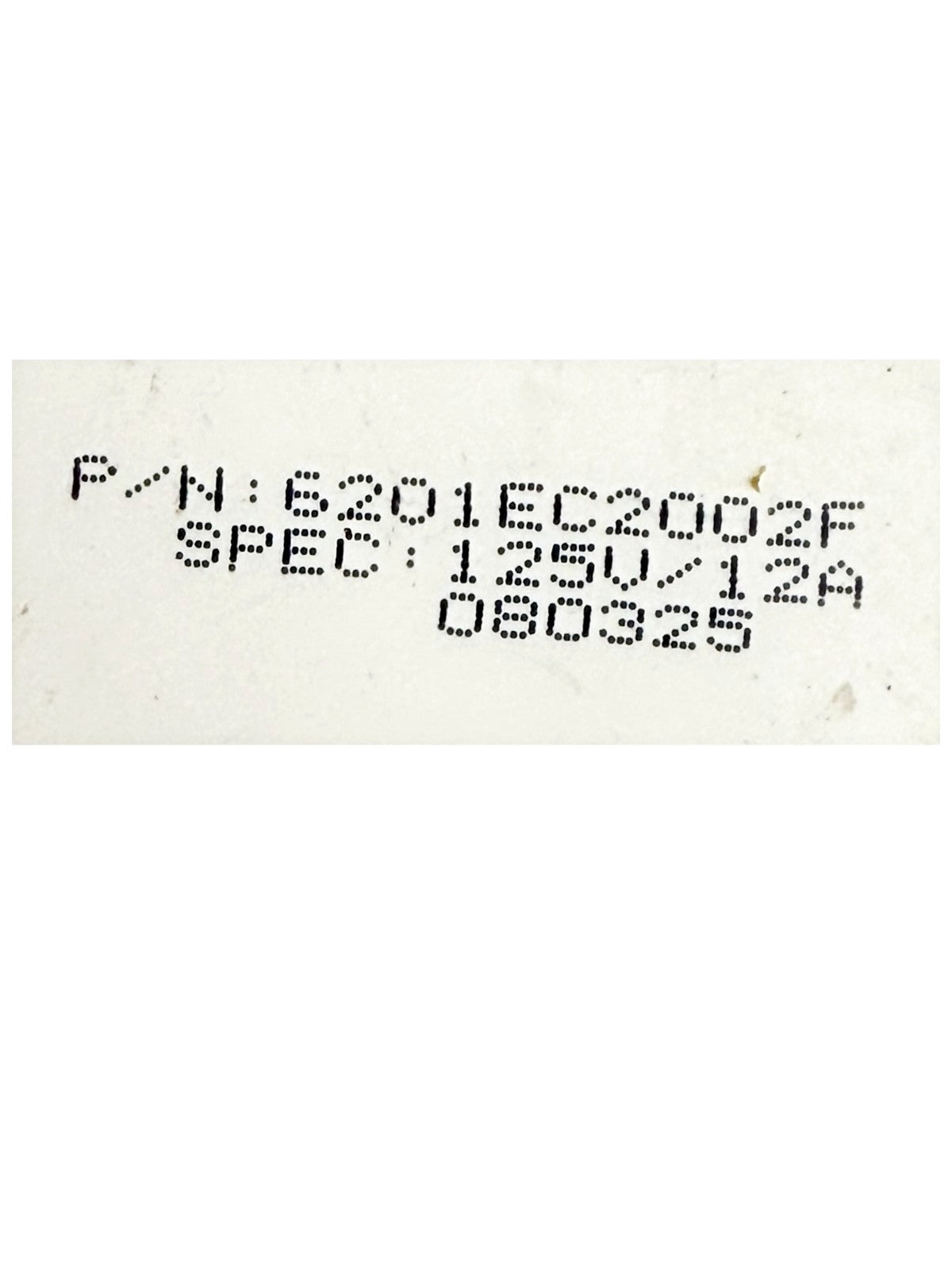 OEM Replacement for LG Washer Noise Filter 6201EC2002F