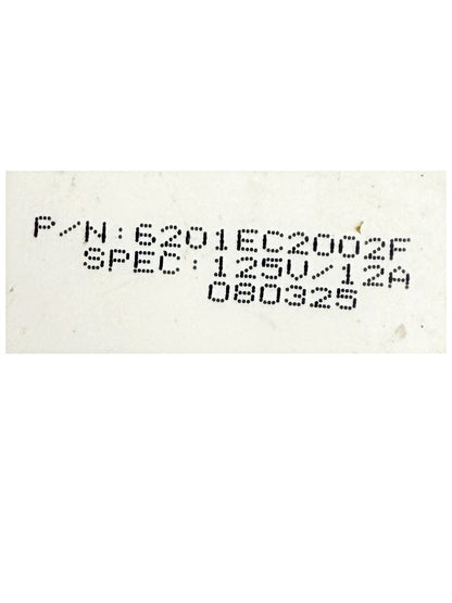 OEM Replacement for LG Washer Noise Filter 6201EC2002F