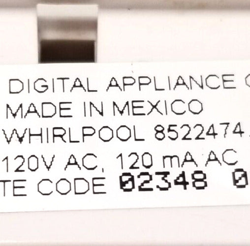 OEM Replacement for Whirlpool Control 8522999 8522474