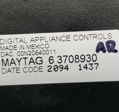 OEM Replacement for Maytag Dryer Control 63708930