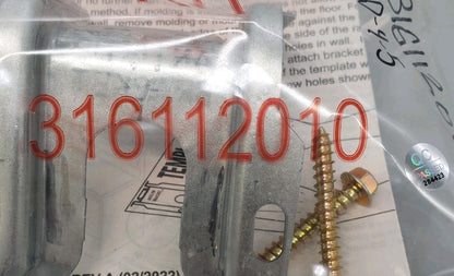 New OEM Replacement for Frigidaire Oven Anti-Tip Bracket Kit 316112010