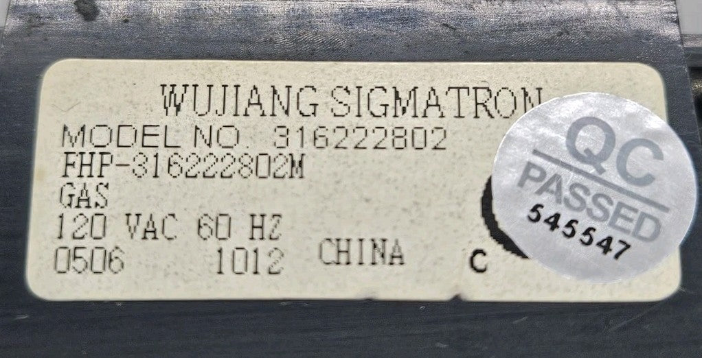 OEM Replacement for Frigidaire Fridge Control 316222802