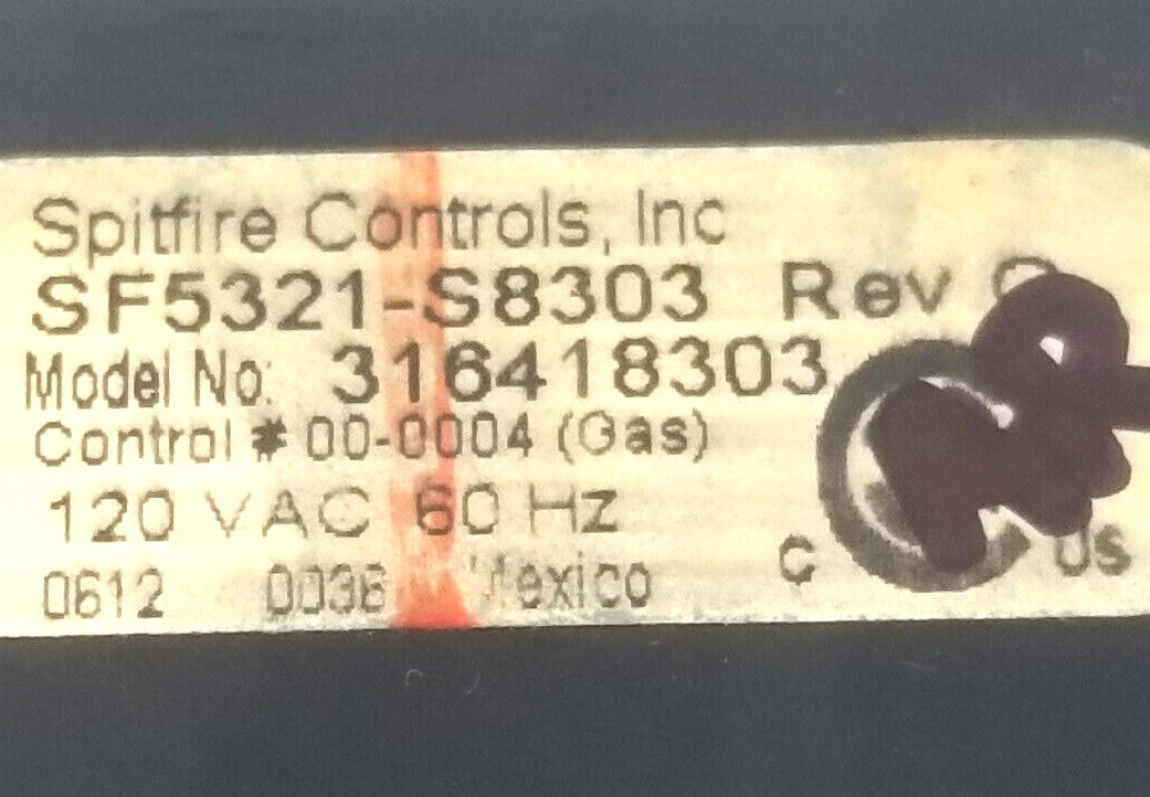 OEM Replacement for Frigidaire Range Control 316418303   ~   ~