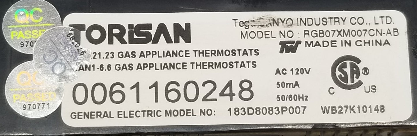 OEM Replacement for GE Oven Control WB27K10148 183D8083P007