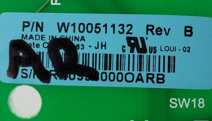 OEM Replacement for Whirlpool Washer Control W10051132   ~ ~