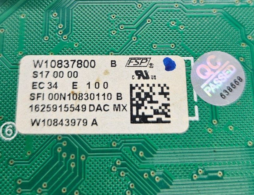 OEM Replacement for Whirlpool Range Control Board W10837800