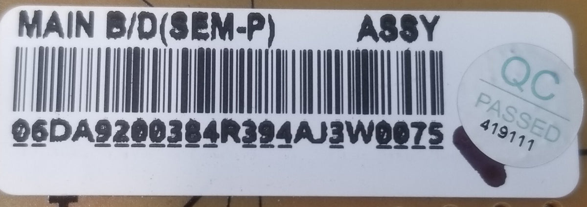 OEM Replacement for Samsung Refrigerator Control DA92-00384R