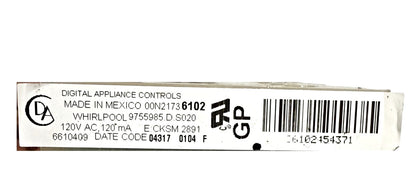 OEM Replacement for Whirlpool Range Control 9755985