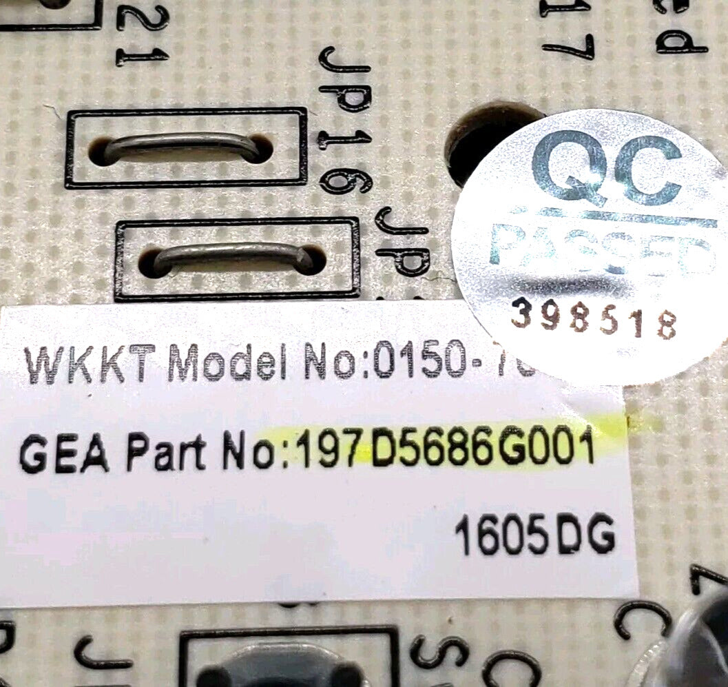 Replacement for GE Fridge Dispenser Control 197D5686G001