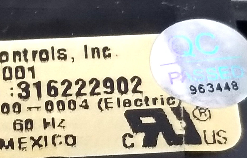 OEM  Replacement for Frigidaire Oven Control  316222902