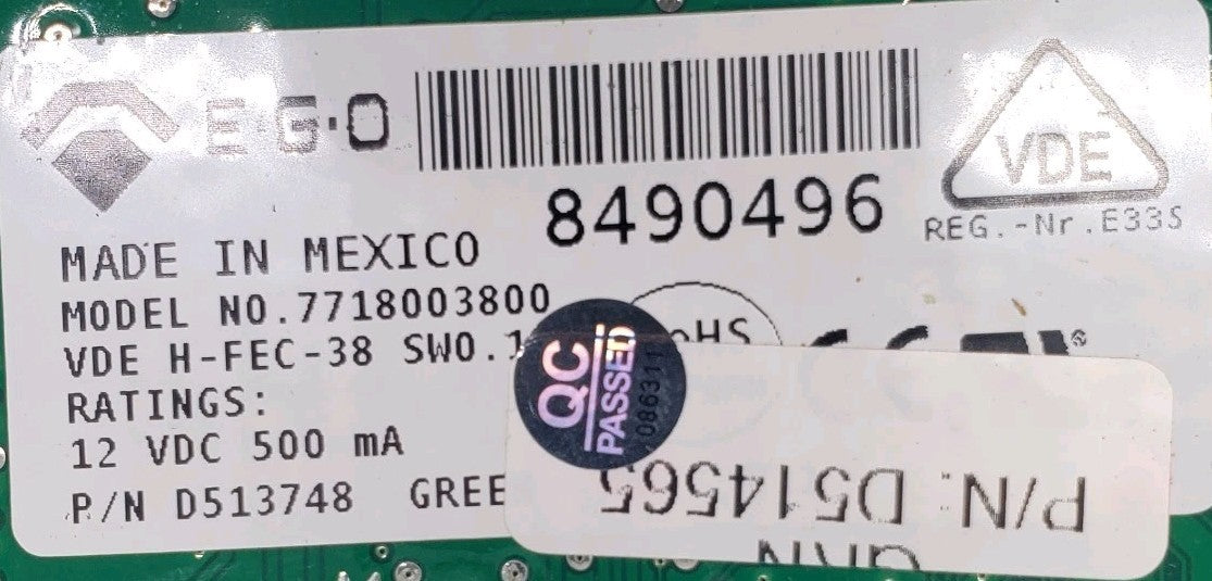 OEM Replacement for Speed Queen Dryer Control Board D514565