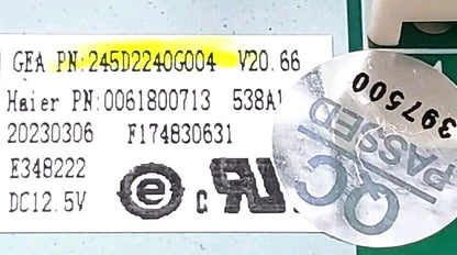 OEM Replacement for GE Fridge Control  245D2240G004