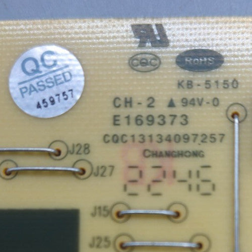 OEM Criterion Fridge Control Board E169373