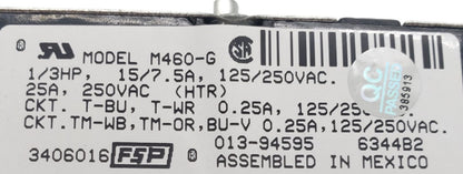 OEM Replacement for Whirlpool Dryer Timer 3406016