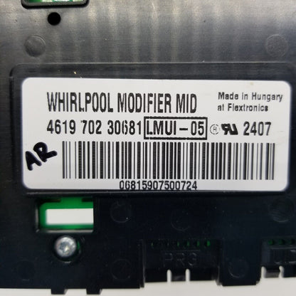 Genuine Replacement for Whirlpool Washer Control 461970230681