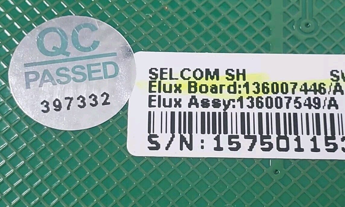 OEM Replacement for Electrolux Washer Control 136007446