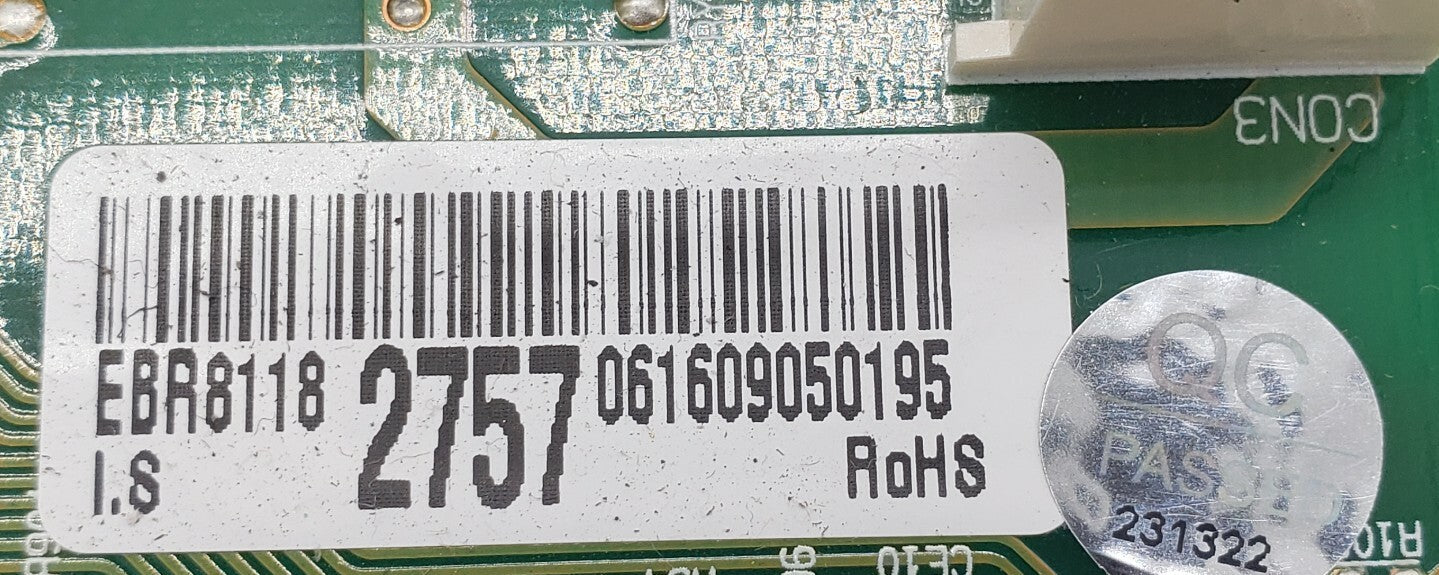 OEM Replacement for LG Refrigerator Control EBR81182757