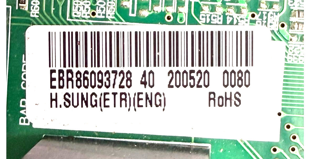 OEM Replacement for LG Fridge Control EBR86093728
