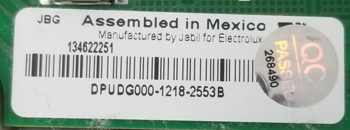 Genuine OEM Replacement for Electrolux Washer Control 134622251