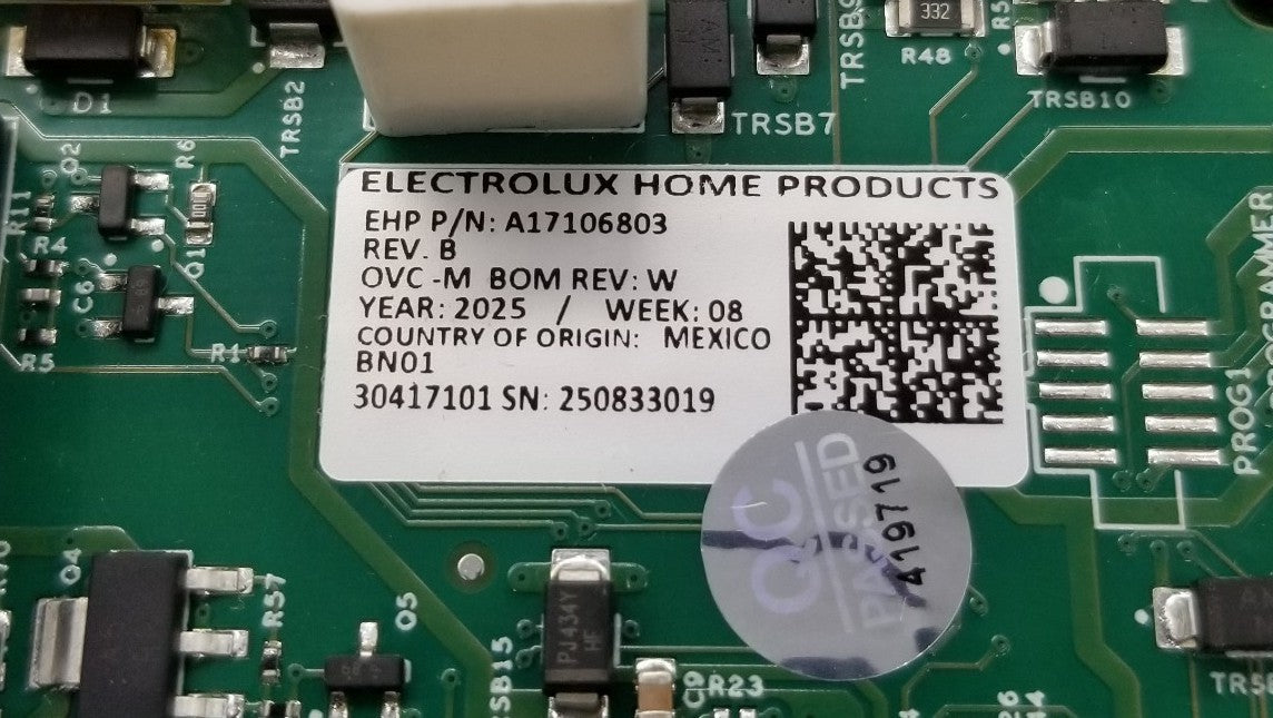 New OEM Replacement for Frigidaire Control Board 140171068053 1-Yr