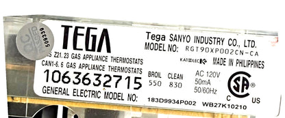 OEM Replacement for GE Range Control 183D9934P002