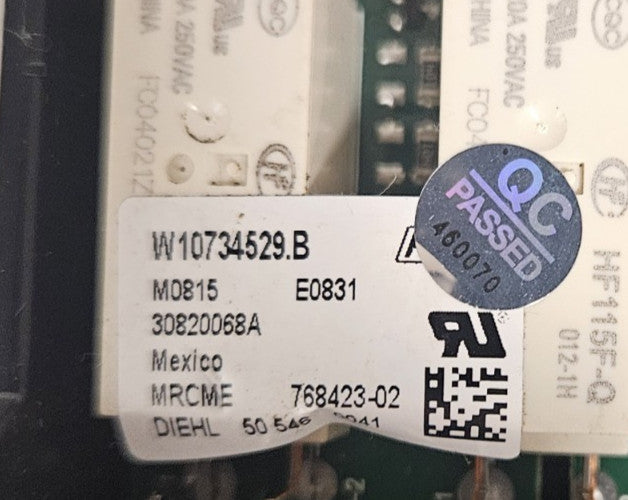 OEM Replacement for Whirlpool Oven Control Board W10734529