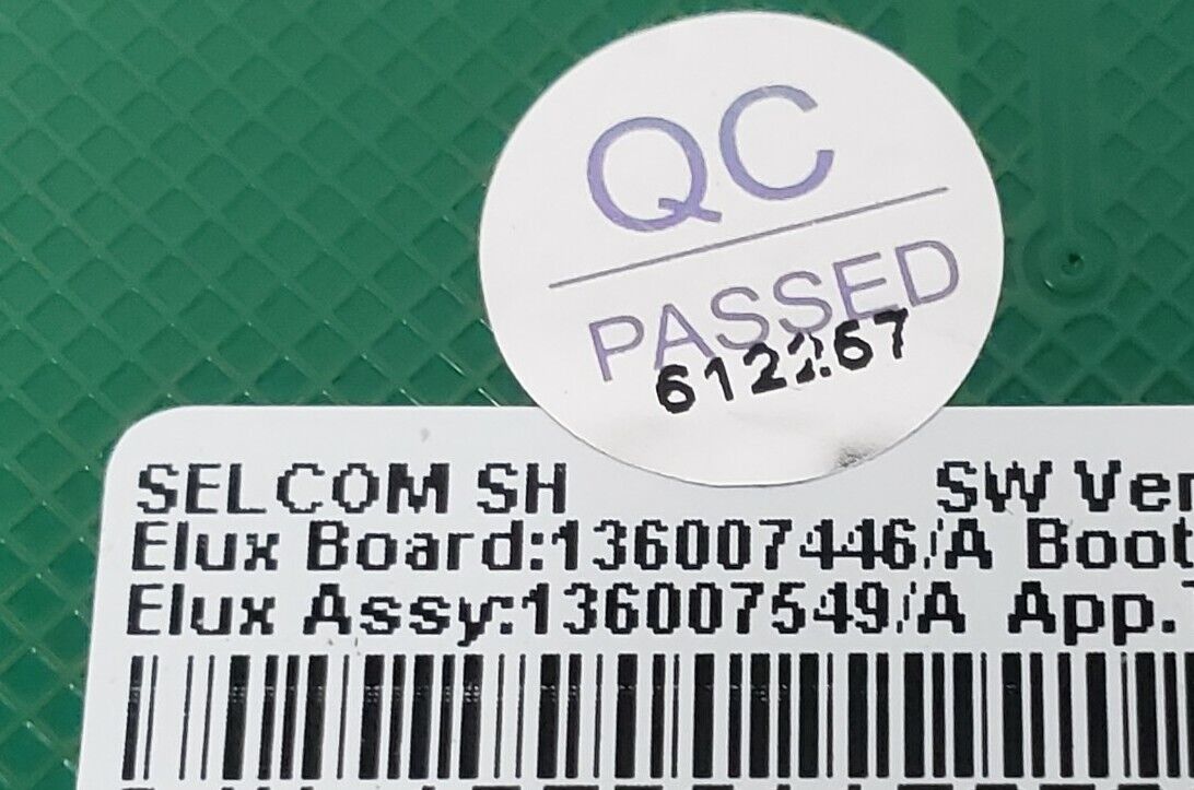 Genuine OEM Replacement for Electrolux Washer Control 136007549