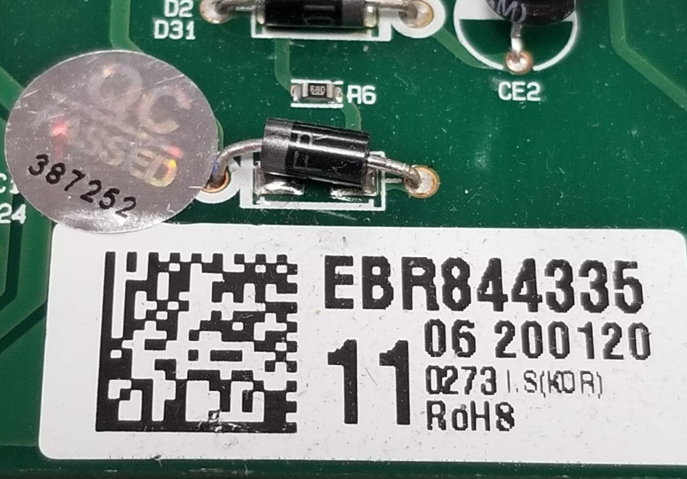 OEM Replacement for LG Fridge Control EBR84433511