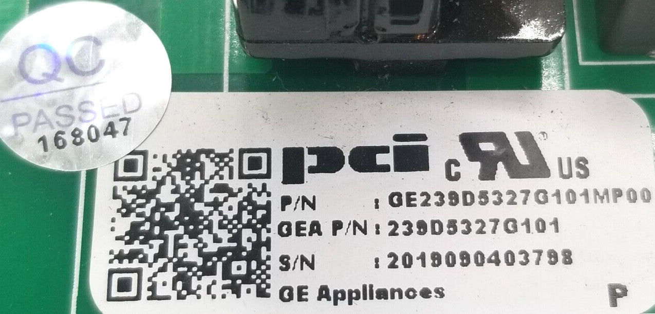 OEM Replacement for GE Refrigerator Control 239D5327G101