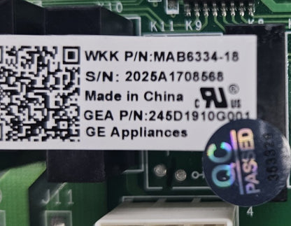 OEM Replacement for GE Fridge Control Board 245D1910G001