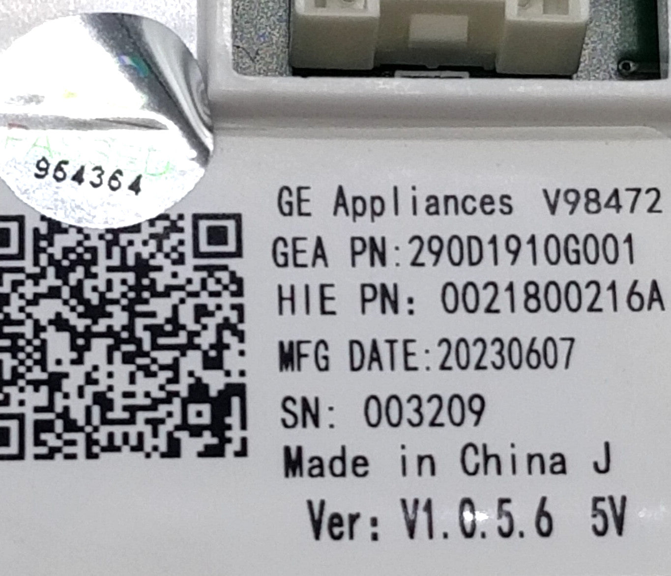 New OEM Replacement for GE Laundry Center Accelerometer  WH03X33657
