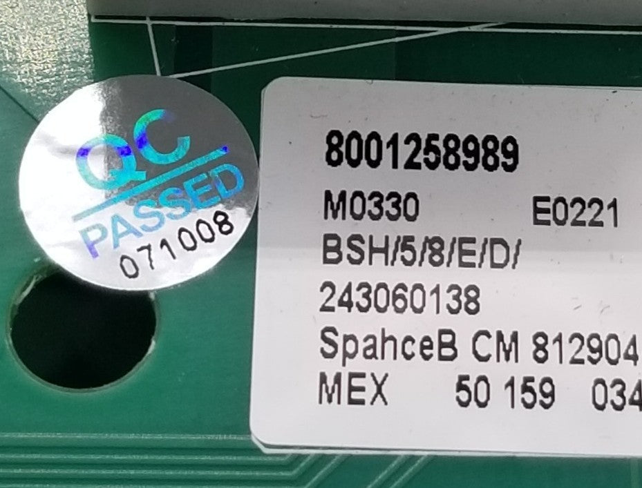 New OEM Replacement for Bosch Range Control 8001258989 1- Year