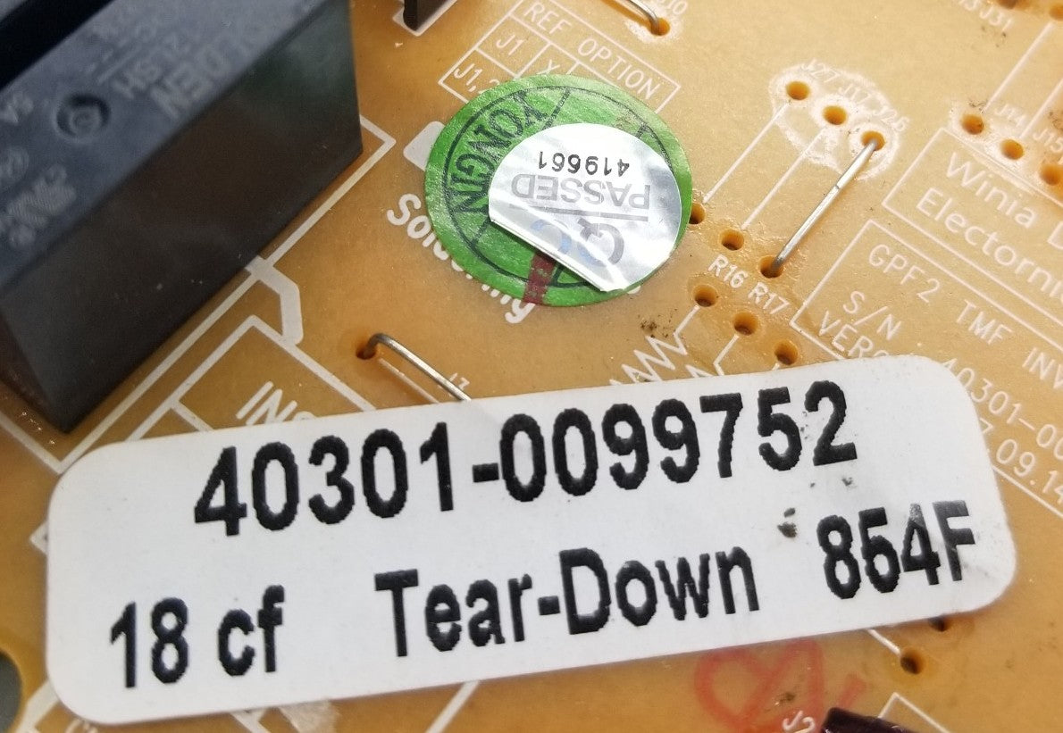 OEM Winia Fridge Control Board 40301-0099752