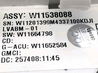OEM Replacement for Maytag Washer Control Board W11538088