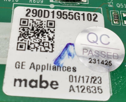 Genuine OEM Replacement for GE Washer Control 290D1955G102