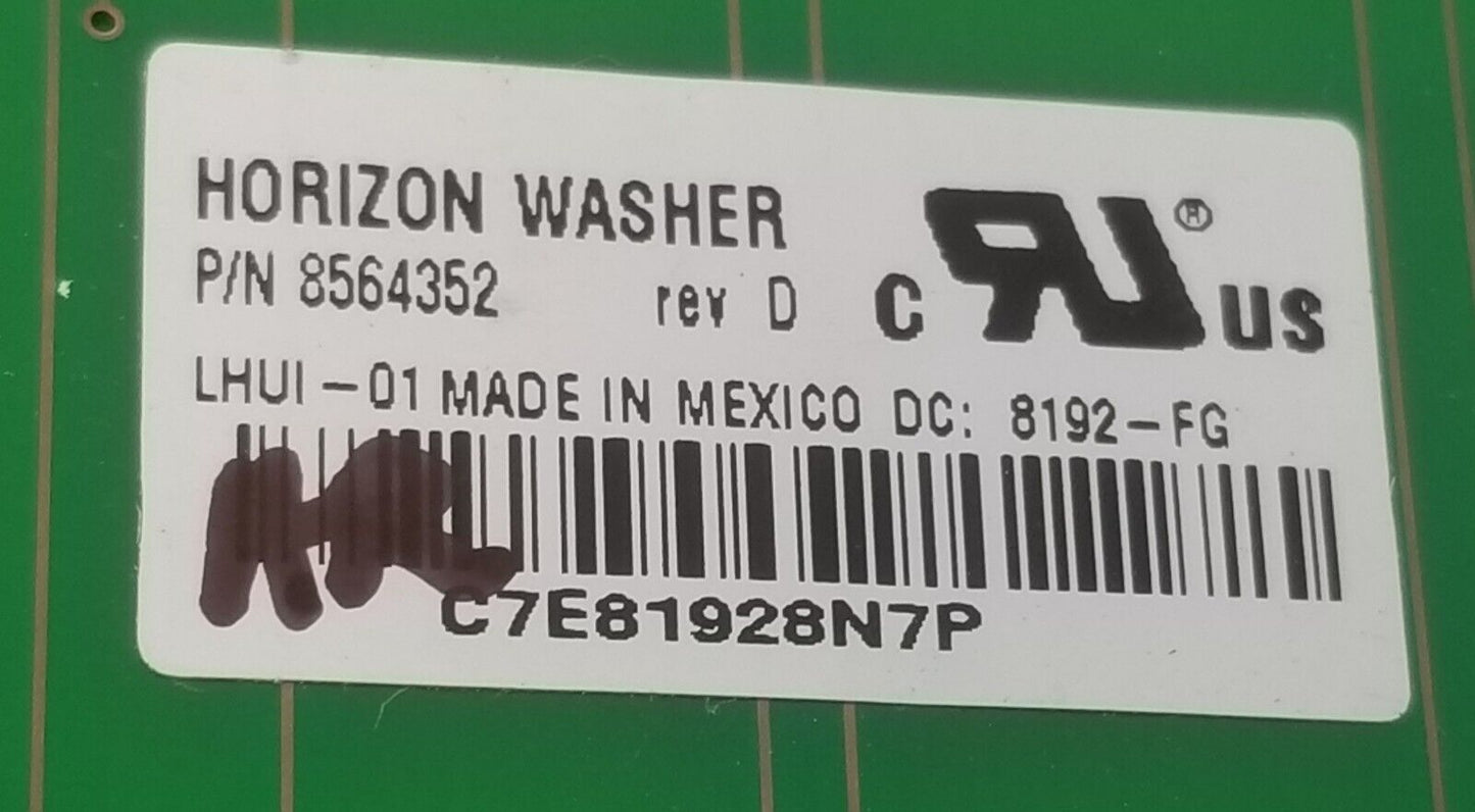 Genuine OEM Replacement for Whirlpool Washer Control 8564352