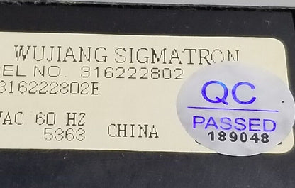 OEM Replacement for Frigidaire Oven Control 316222802    ~ ~