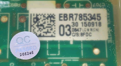 OEM Replacement for LG Washer Control Board EBR78534503