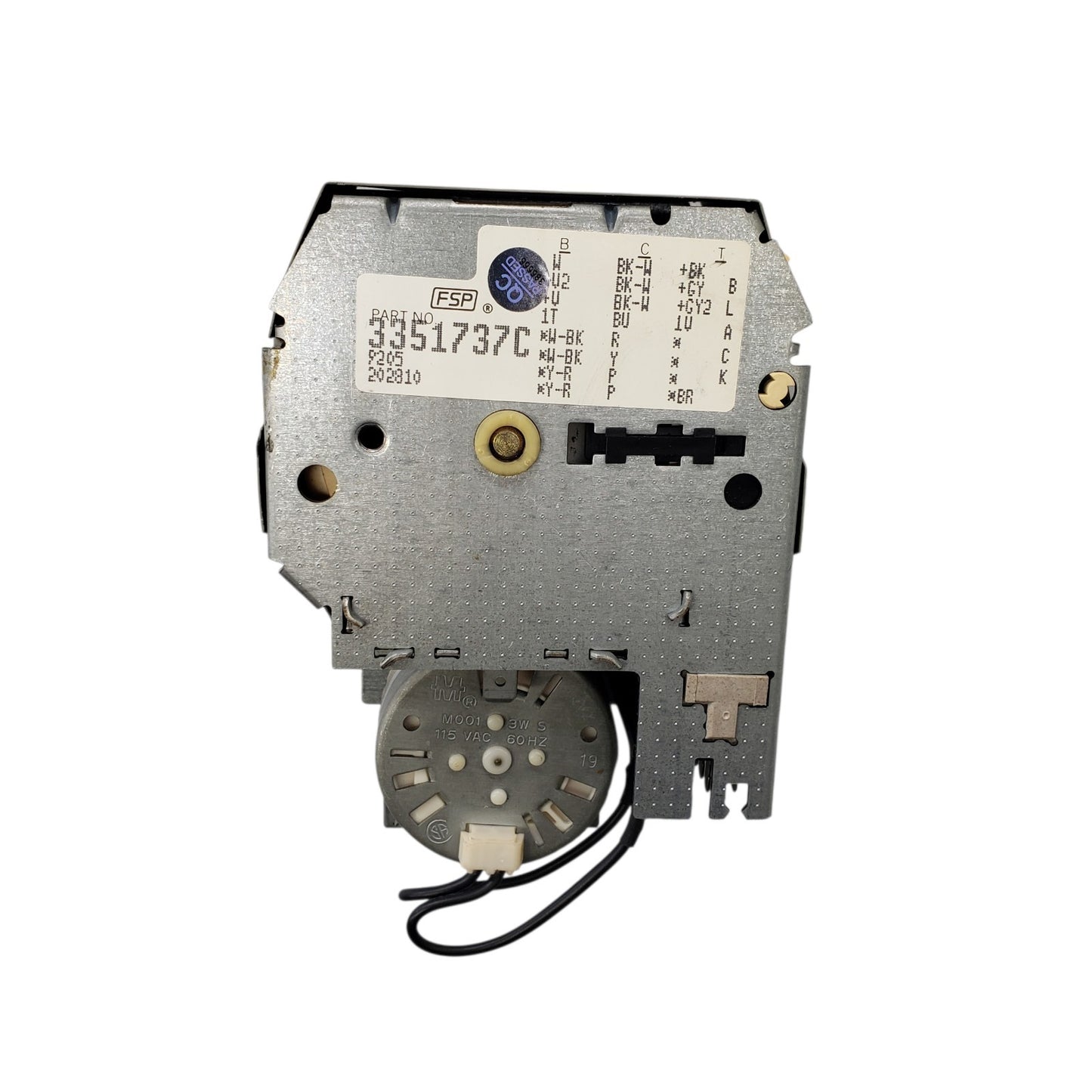 OEM  Replacement for Whirlpool Washer Timer 3351737C