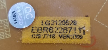 OEM Replacement for LG Washer Control Board EBR67466109
