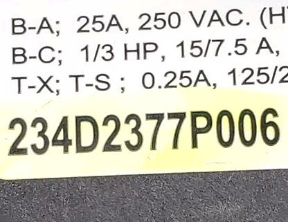 OEM Replacement for GE Dryer Timer  234D2377P006